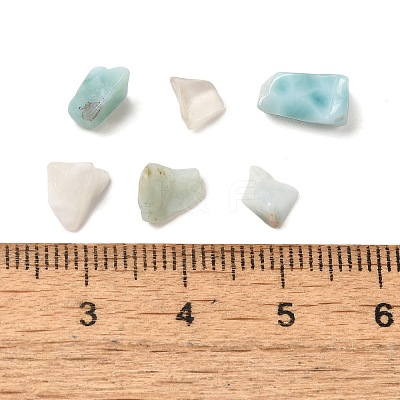 Natural Larimar Chip Beads X-G-Q193-01A-1