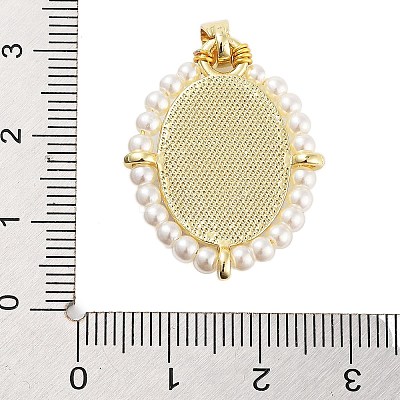 Rack Plating Brass Enamel Pendants X-KK-C056-07G-08-1