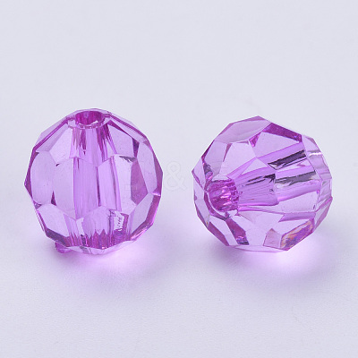Transparent Acrylic Beads LS-X-TACR-Q257-6mm-V48-1