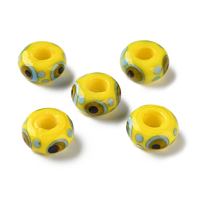 Handmade Lampwork European Beads LA-CBA0C61-01G-1