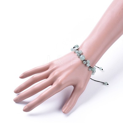 Adjustable Nylon Cord Braided Bead Bracelets BJEW-JB04602-1