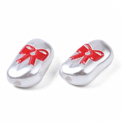 3D Printed ABS Plastic Imitation Pearl Beads KY-S163-437-1