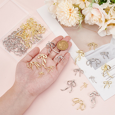 6 Styles 2 Colors Rack Plating Alloy Pendants FIND-PH0022-65-1