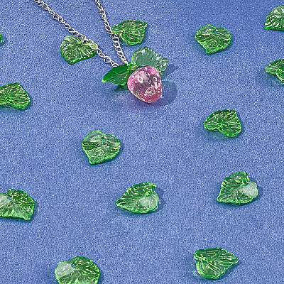 200Pcs Transparent Acrylic Pendants TACR-SC0001-47-1