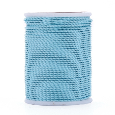 Round Waxed Polyester Cord YC-G006-01-1.0mm-06-1