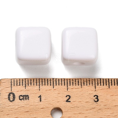 Opaque Acrylic European Beads MACR-L011-03-1