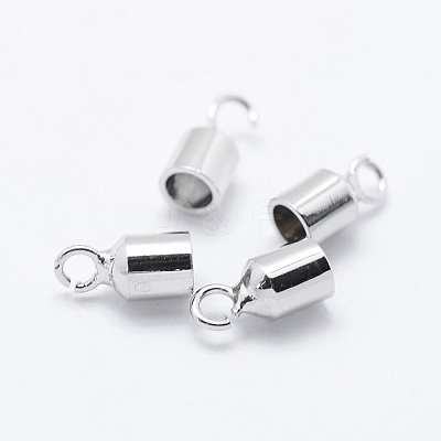 Brass Cord Ends KK-K206-04P-1