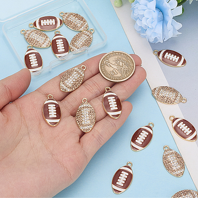 20Pcs 2 Styles Alloy Rhinestone Pendants FIND-SC0022-78-1