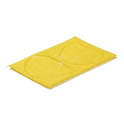 DIY Rectangle with Cattle Pattern Kraft Paper Bag Making Set DIY-F079-12-1