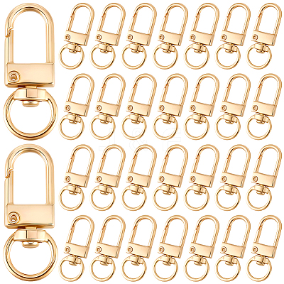 36Pcs Alloy Swivel Clasps PURS-CN0001-12P-1