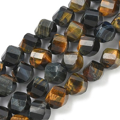 Natural Tiger Eye Beads Strands G-C267-B14-1