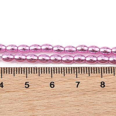 Electroplated Synthetic Non-magnetic Hematite Beads Strands G-C248-I01-5x3mm-1
