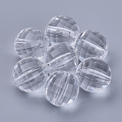 Transparent Acrylic Beads TACR-Q254-6mm-V01-1