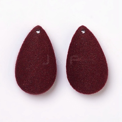 Flocky Acrylic Pendants OACR-I001-I03-1
