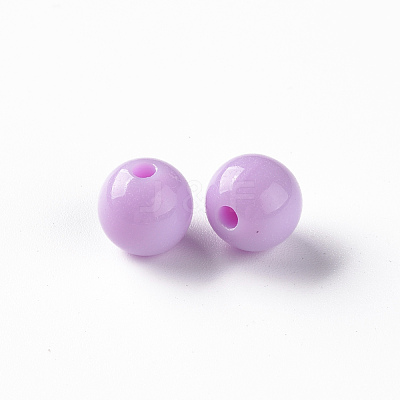 Opaque Acrylic Beads MACR-S370-C10mm-A03-1