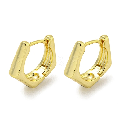 Brass Hoop Earrings EJEW-L211-010S-G-1