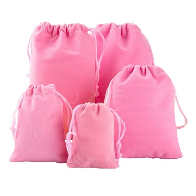 5 Style Rectangle Velvet Pouches TP-LS0001-01A-1
