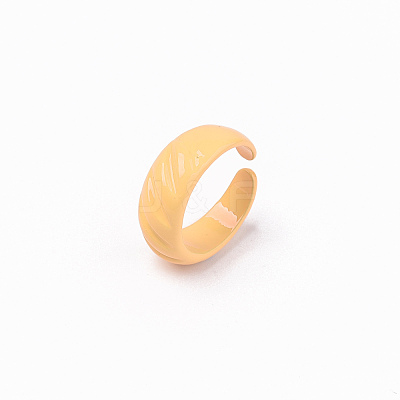Spray Painted Alloy Cuff Rings X-RJEW-T011-31A-RS-1