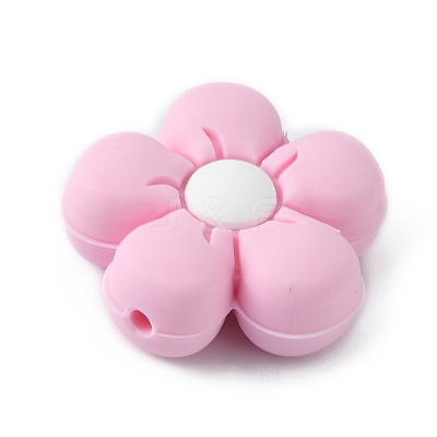 Silicone Beads SIL-WH0001-49F-1