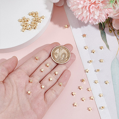 60Pcs Brass Beads KK-PH0012-49G-01-1