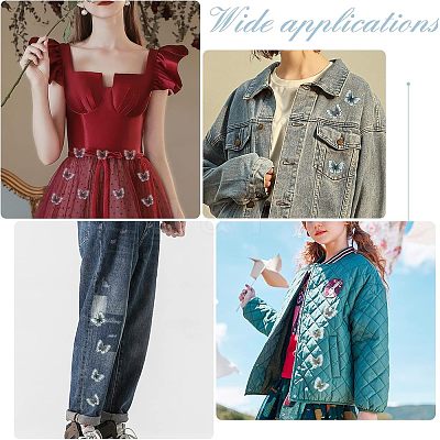 72Pcs 12 Colors Lace Embroidery Costume Accessories OCOR-NB0001-35-1