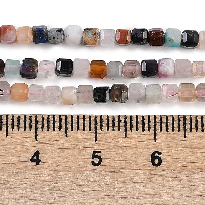 Natural Mixed Gemstone Beads Strands G-K312-01A-01-1