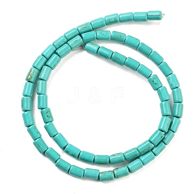 Synthetic Turquoise Beads Strands TURQ-G120-4x6mm-13-1