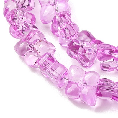 Transparent Glass Beads Strands GL-CBAAE04-01G-1