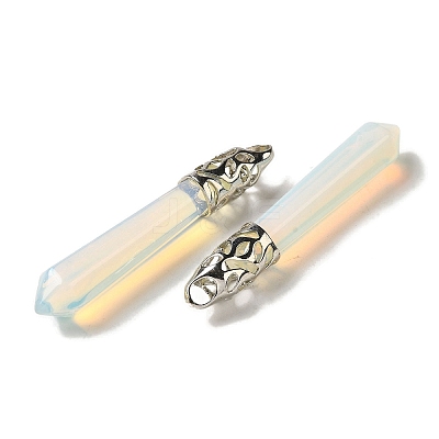 Opalite Pointed Big Pendants G-Z055-01P-26-1