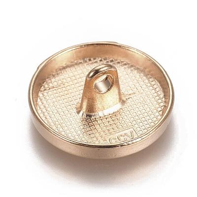 Alloy Shank Buttons BUTT-D054-18mm-05KCG-1