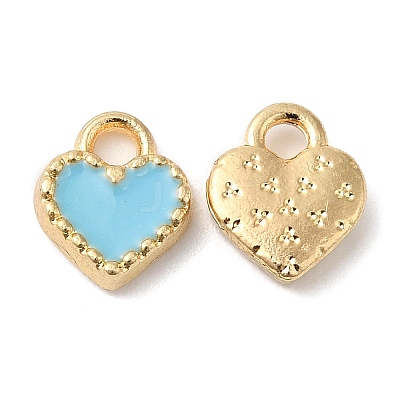 Eco-friendly Alloy Enamel Charms PALLOY-M212-03G-1
