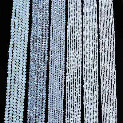 Electroplate Glass Beads Strands EGLA-A044-J2mm-L06-1