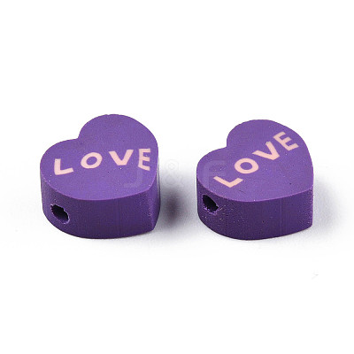 Handmade Polymer Clay Beads CLAY-N010-084B-06-1