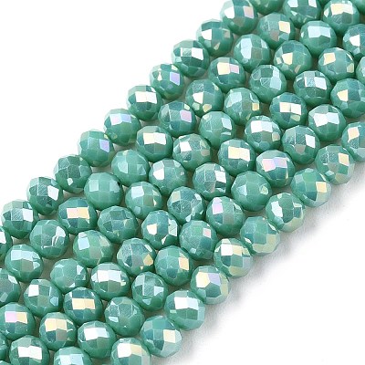 Electroplate Glass Beads Strands LS-EGLA-A044-P3mm-B31-1