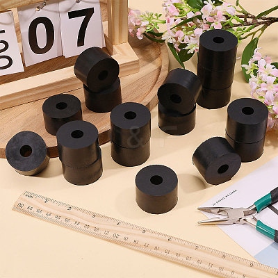 20Pcs Synthetic Rubber Shock Absorber AJEW-CO0001-03-1