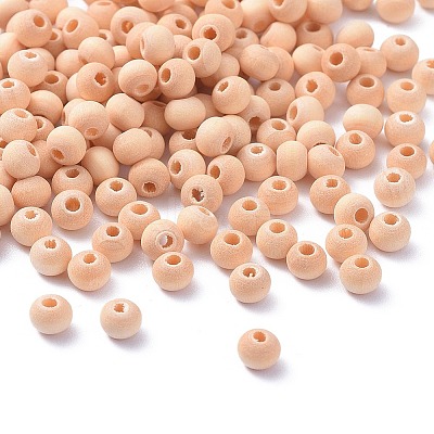 Unfinished Natural Wood Beads WOOD-PH0001-09A-1