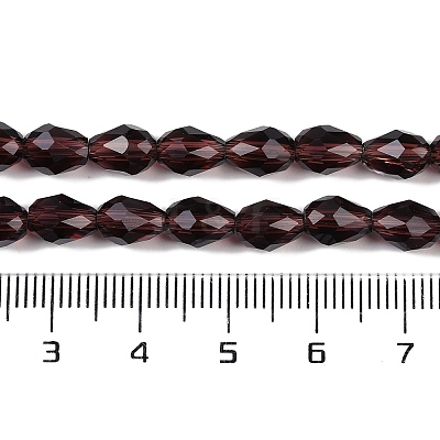 Transparent Glass Beads Strands EGLA-N013-T8mm-D05-1