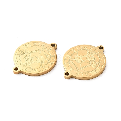 Ion Plating(IP) 304 Stainless Steel Connector Charms STAS-C074-11G-03-1