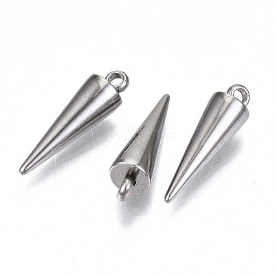 Non-Tarnish 201 Stainless Steel Pendants X-STAS-S117-002C-01-1
