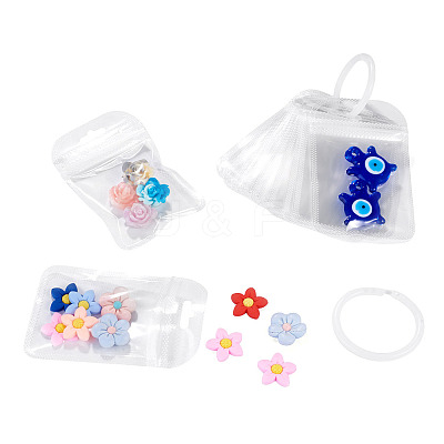50Pcs Transparent Plastic Resealable Packaging Bags OPP-TA0001-28-1