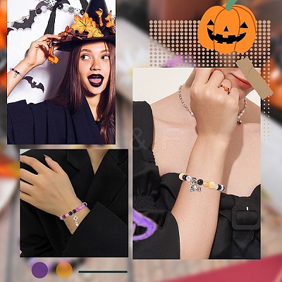 Halloween Bracelet Making Kit DIY-SC0021-87-1