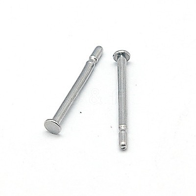 Tarnish Resistant 304 Stainless Steel Stud Earring Findings STAS-E022-5-1