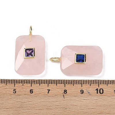Natural Rose Quartz Pendants G-I391-03G-11-1