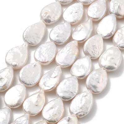 Natural Baroque Keshi Pearl Beads Strands PEAR-P064-17A-01A-1