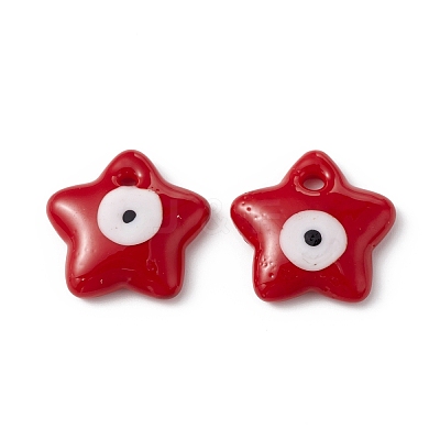 Handmade Evil Eye Lampwork Pendants LAMP-I026-12E-1
