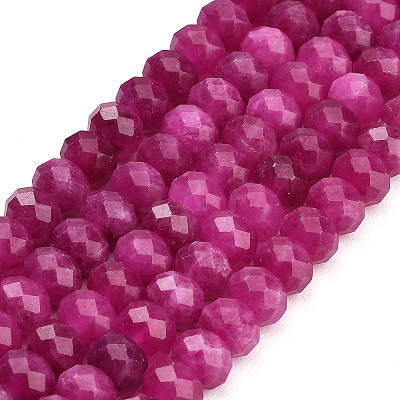 Faceted Dyed Natural White Jade Beads Strands GG-CBAE966-01B-P-1