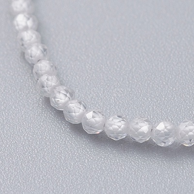 Cubic Zirconia Beaded Necklaces NJEW-JN02618-04-1