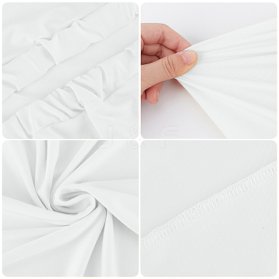 3Pcs 3 Styles Polyester Wedding Arch Cover Cloth FEPA-CN0001-01A-1