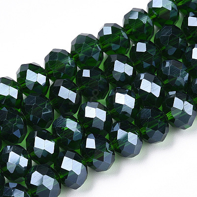 Electroplate Glass Beads Strands EGLA-A044-T2mm-A24-1