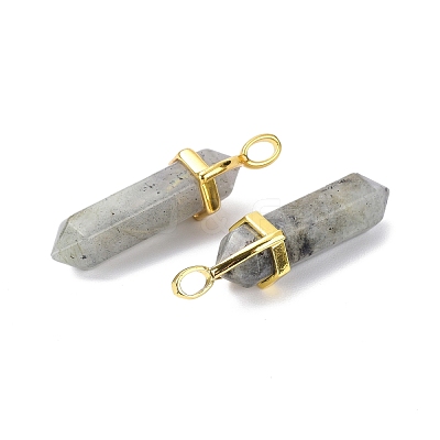 Natural Labradorite Pointed Pendants G-G025-01G-38-1